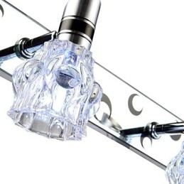 Iluminat de perete de spălat nou sosit Lampă albă de o singură culoare pentru feronerie frontală oglindă Placă de metal pentru baie