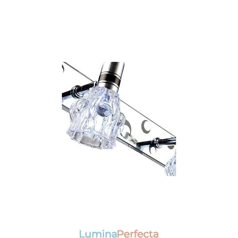 Iluminat de perete de spălat nou sosit Lampă albă de o singură culoare pentru feronerie frontală oglindă Placă de metal pentru baie