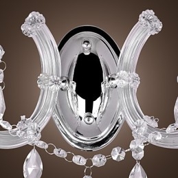 Aplica de perete eleganta din cristal cu 2 lumini