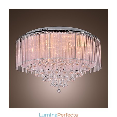 Montaj încastrat din cristal galvanizat modern și contemporan Montaj încastrat din cristal galvanizat modern și contemporan