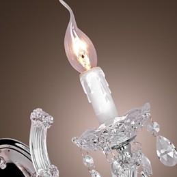 Aplica de perete eleganta din cristal cu 2 lumini