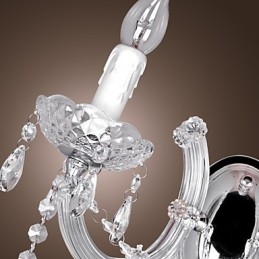Aplica de perete eleganta din cristal cu 2 lumini