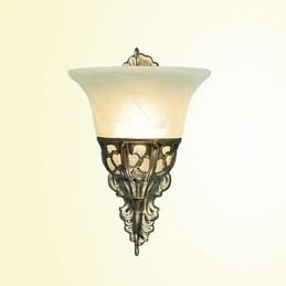 Aplică Europeană De Perete Material Metal Placat Bronz Iluminat Cu Noptieră Sufragerie Oglindă Față Balcon Lampă