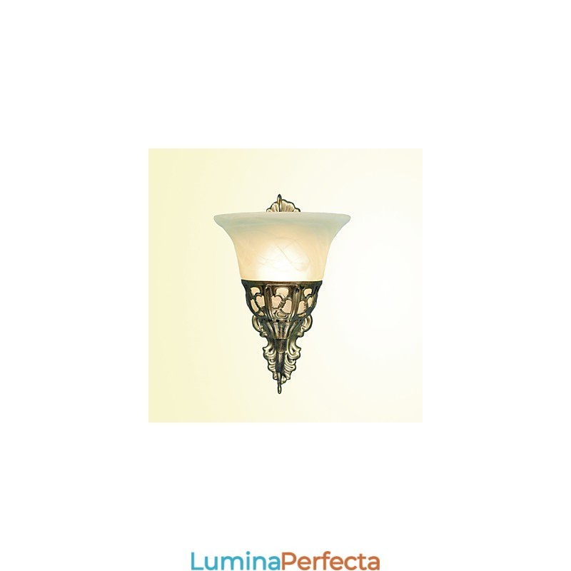 Aplică Europeană De Perete Material Metal Placat Bronz Iluminat Cu Noptieră Sufragerie Oglindă Față Balcon Lampă