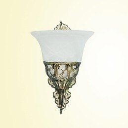 Aplică Europeană De Perete Material Metal Placat Bronz Iluminat Cu Noptieră Sufragerie Oglindă Față Balcon Lampă