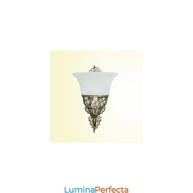 Aplică Europeană De Perete Material Metal Placat Bronz Iluminat Cu Noptieră Sufragerie Oglindă Față Balcon Lampă