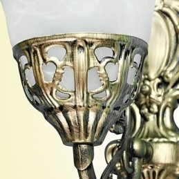 Aplică Europeană De Perete Material Metal Placat Bronz Iluminat Cu Noptieră Sufragerie Oglindă Față Balcon Lampă
