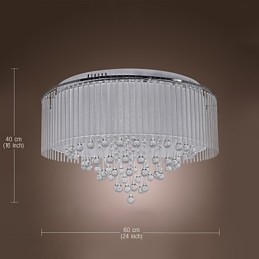 Montaj încastrat din cristal galvanizat modern și contemporan