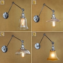 Aplice de perete Iluminat pentru baie Aplice exterioare de perete Aplice de lectură Sticla modernă contemporană