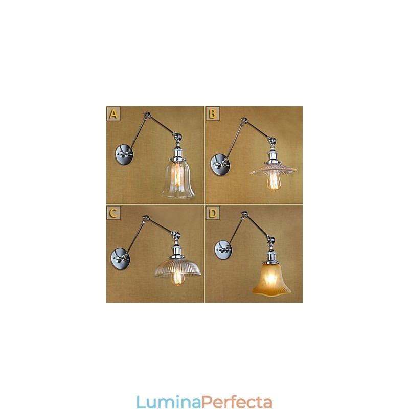 Aplice de perete Iluminat pentru baie Aplice exterioare de perete Aplice de lectură Sticla modernă contemporană