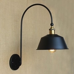 American Country LOFT Mașini industriale Light Wind Retro Vila Nostalgică Sufragerie Fier Lampă decorativă de perete