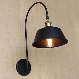 American Country LOFT Mașini industriale Light Wind Retro Vila Nostalgică Sufragerie Fier Lampă decorativă de perete