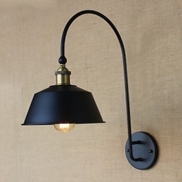 American Country LOFT Mașini industriale Light Wind Retro Vila Nostalgică Sufragerie Fier Lampă decorativă de perete