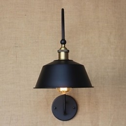 American Country LOFT Mașini industriale Light Wind Retro Vila Nostalgică Sufragerie Fier Lampă decorativă de perete