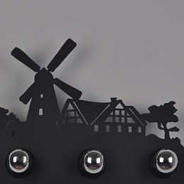 4 Lumini American Village Pastoral Stil LOFT Dormitor Coridoare Fier Retro Vehicule Perete