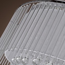 Montaj încastrat din cristal galvanizat modern și contemporan