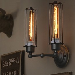 Loft American Country Retro Iron Lampă de perete Art Industry Lights