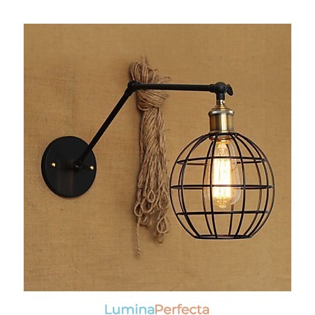 Aplice de perete Leagăn de lumini Aplici de lectură în stil Mini rustic Lodge Metal Aplice de perete Leagăn de lumini Aplici de lectură în stil Mini rustic Lodge Metal