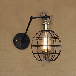 Aplice de perete Leagăn de lumini Aplici de lectură în stil Mini rustic Lodge Metal