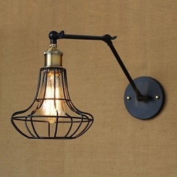 Aplice de perete Lumini balansoare Aplice de lectură Mini stil rustic Lodge Metal