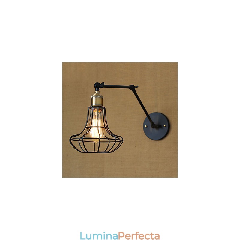 Aplice de perete Lumini balansoare Aplice de lectură Mini stil rustic Lodge Metal