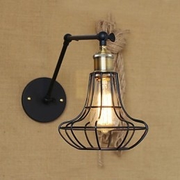 Aplice de perete Lumini balansoare Aplice de lectură Mini stil rustic Lodge Metal