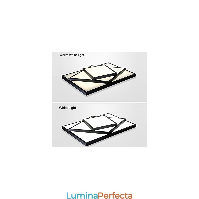 Plafoniera pătrată, modernă și contemporană