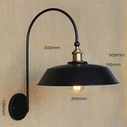 Creativ American Country Fier Retro Rotund Industrial Sufragerie Balcon Culoar Scări Cameră Lampă Decor