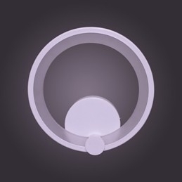 Applique de perete Modern Dia. 27CM Inel Contemporan Metal Acrilic 90 240V