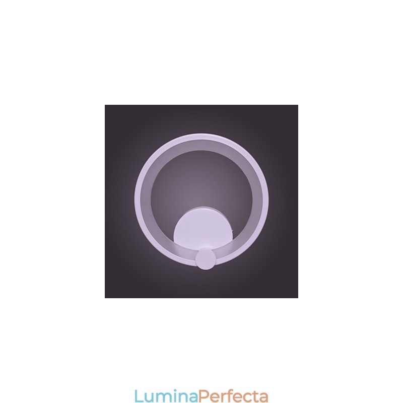 Applique de perete Modern Dia. 27CM Inel Contemporan Metal Acrilic 90 240V