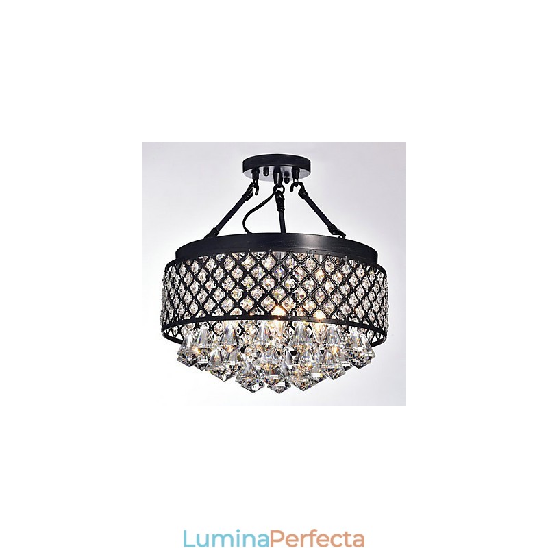 Montaj din metal cu pictură clasică tradițională cu cristal