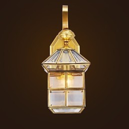 Lampă de exterior Lampă de grădină Lampă de exterior Lampă plină de cupru B