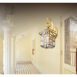 Lampă de exterior Lampă de grădină Lampă de exterior Lampă plină de cupru B
