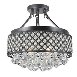Montaj din metal cu pictură clasică tradițională cu cristal