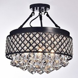 Montaj din metal cu pictură clasică tradițională cu cristal
