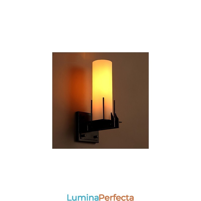 Lampă de perete cu sfeșnic, contractat și contemporan, cu personalitate retro