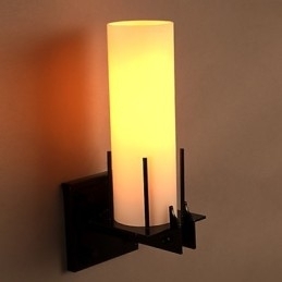 Lampă de perete cu sfeșnic, contractat și contemporan, cu personalitate retro