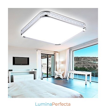 Flush Mounte Light Lux Modern Acrilic cu lumină reglabilă Auriu sau Argintiu Pot alege
