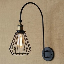 Stil nordic mediteranean Modă retro Creativă Lampă decorativă de perete cu un singur cap