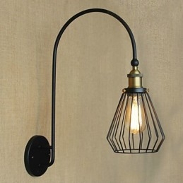 Stil nordic mediteranean Modă retro Creativă Lampă decorativă de perete cu un singur cap
