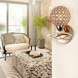 Aplice Aplice Lectură Cristal Mini Stil Modern Contemporan Metal