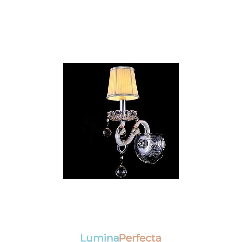 Applique de perete în stil mini de cristal Lumânări Applique Sticla modernă contemporană