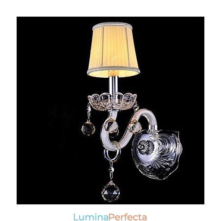 Applique de perete în stil mini de cristal Lumânări Applique Sticla modernă contemporană Applique de perete în stil mini de cristal Lumânări Applique Sticla modernă contemporană