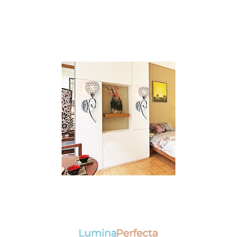 Aplice Aplice Lectură Cristal Mini Stil Modern Contemporan Metal