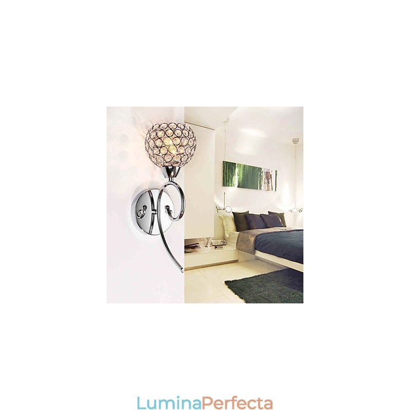 Aplice Aplice Lectură Cristal Mini Stil Modern Contemporan Metal
