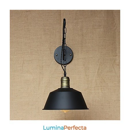 Aplică de perete cu personalitate simplă și creativă, lanț industrial american, retro cu culoar de fier pentru dormitor Aplică de perete cu personalitate simplă și creativă, lanț industrial american, retro cu culoar de fier pentru dormitor