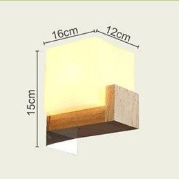 Aplice de perete Mini stil modern contemporan din lemn de bambus