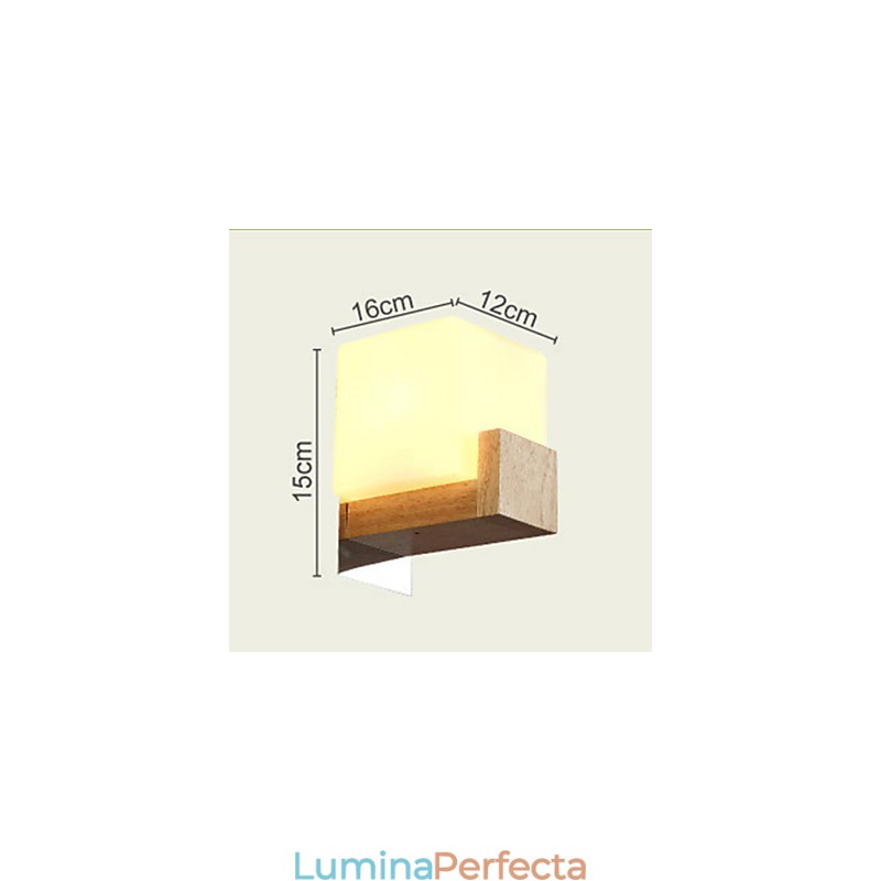 Aplice de perete Mini stil modern contemporan din lemn de bambus