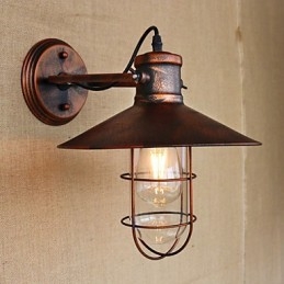 Loft industrial Depozit Creativ Living Room Balcon Vânt Feruginos Nostalgic Retro Pastoral Scară Lampă de perete