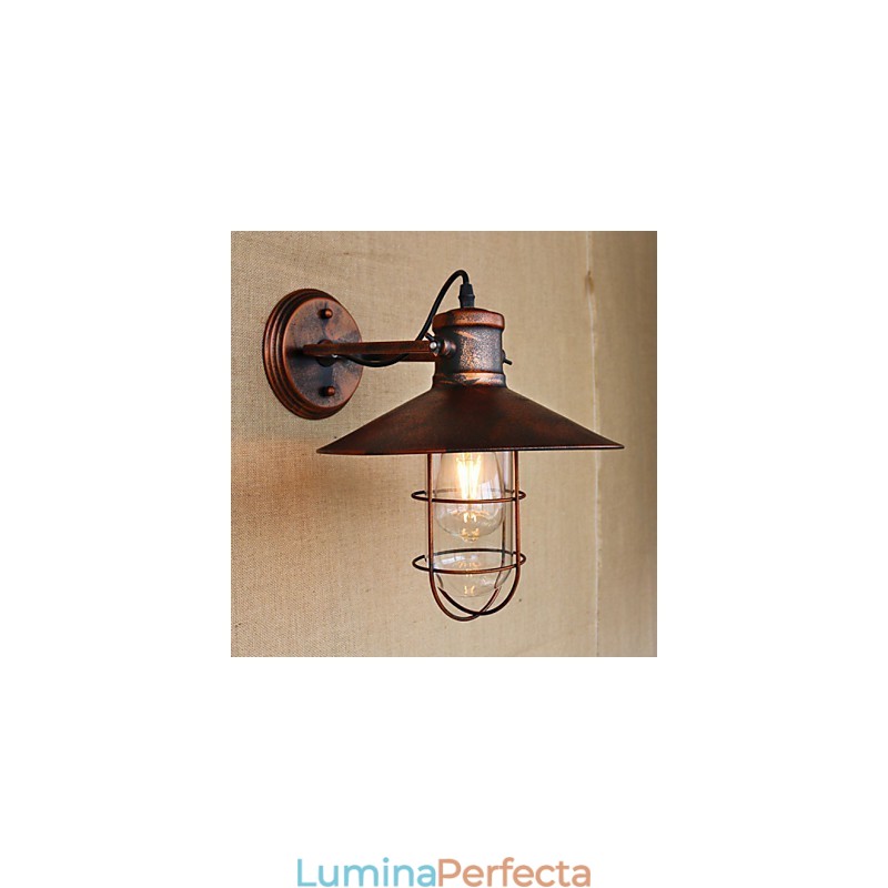 Loft industrial Depozit Creativ Living Room Balcon Vânt Feruginos Nostalgic Retro Pastoral Scară Lampă de perete